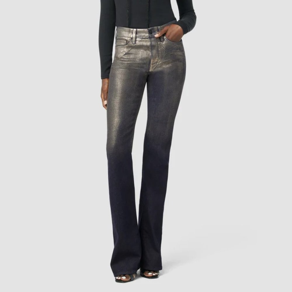 Hudson High-Rise Bootcut OMBRE FOIL  Jeans